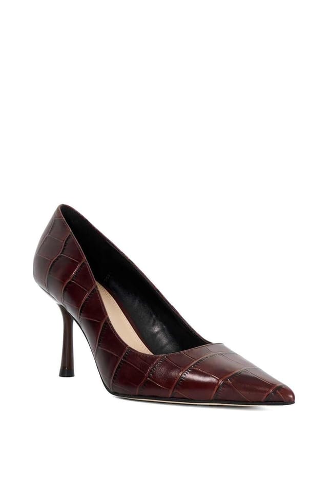 Dune London Dune London Women's 'Blaires' Leather Court Shoes in Brown - 2