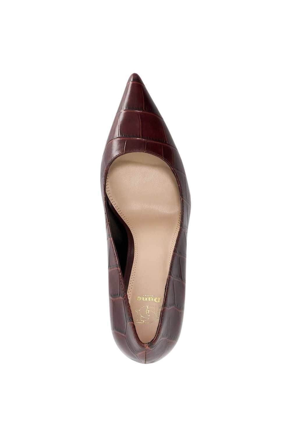 Dune London Dune London Women's 'Blaires' Leather Court Shoes in Brown - 4