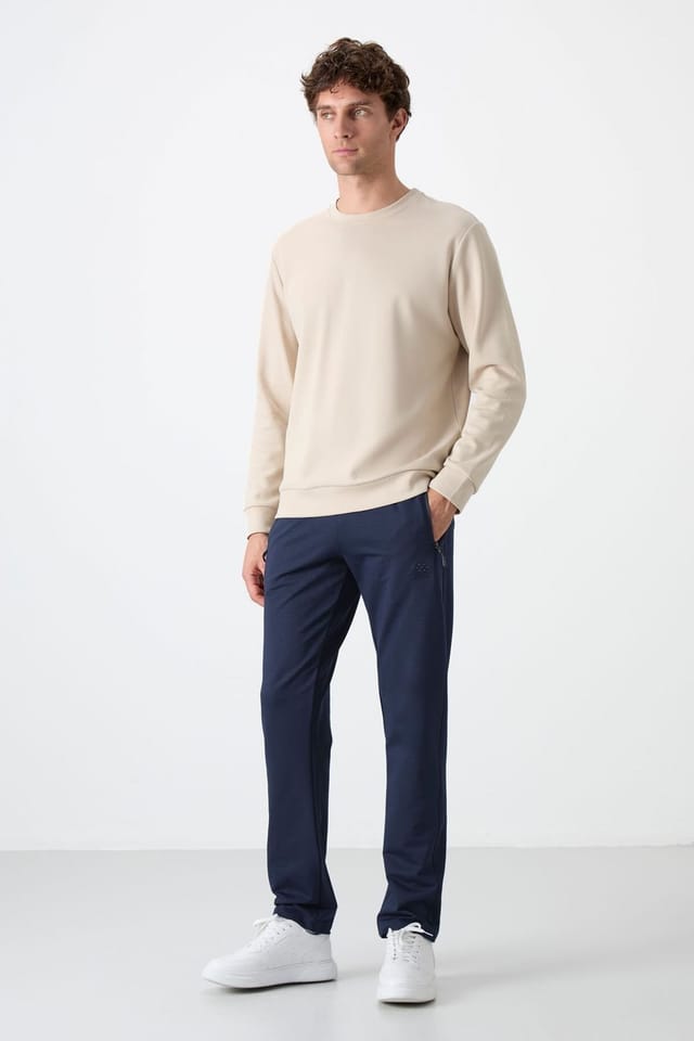 Tommy Life Tommy Life Men's Regular Fit Straight-Leg Sweatpants in Dark Navy - 3