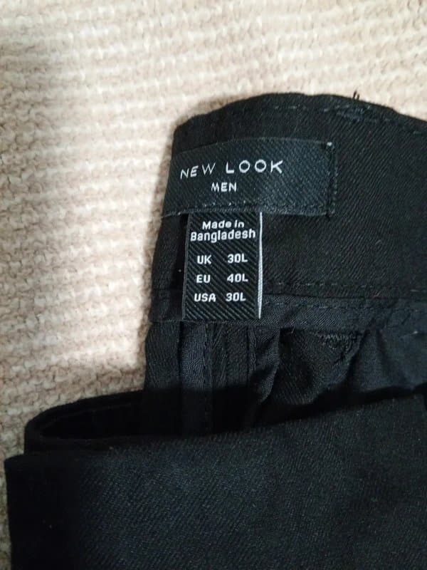 New Look Mens suit trousers 30L