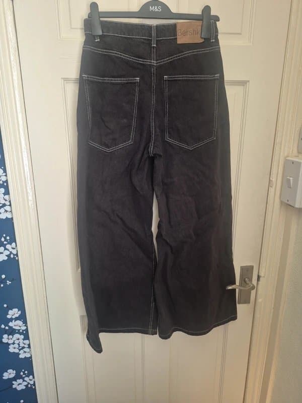 Bershka Bershka super wide leg skater jeans