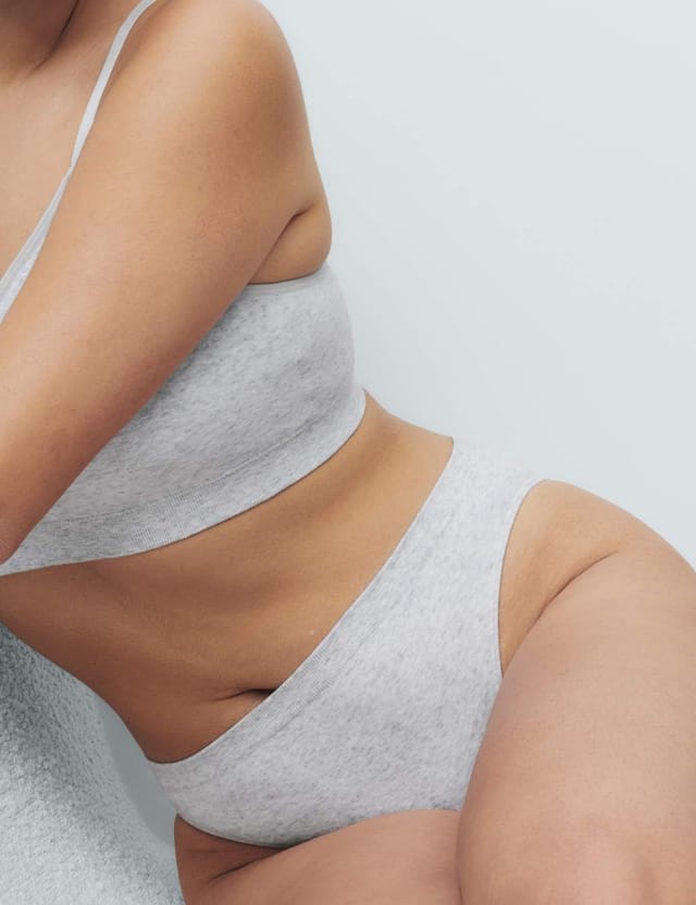 Marks & Spencer M&S 3 Pack Seamless High Leg Knickers Grey Mix - 2