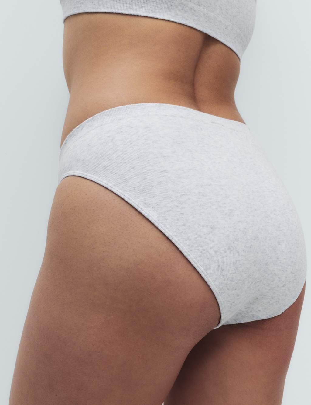 Marks & Spencer M&S 3 Pack Seamless High Leg Knickers Grey Mix - 3