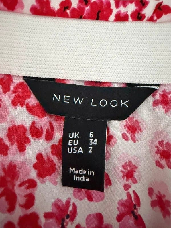 New Look Satin midi skirt with elasticated waist