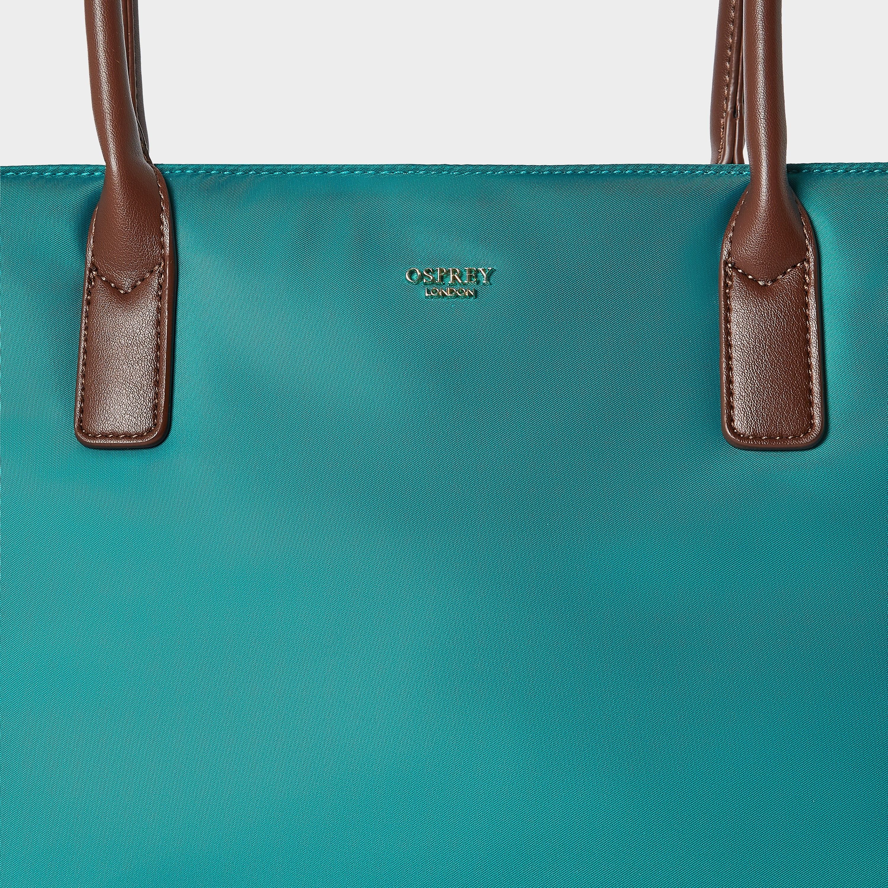 OSPREY LONDON OSPREY LONDON Women's The Voyage Nylon Weekender Bag in Teal - 4