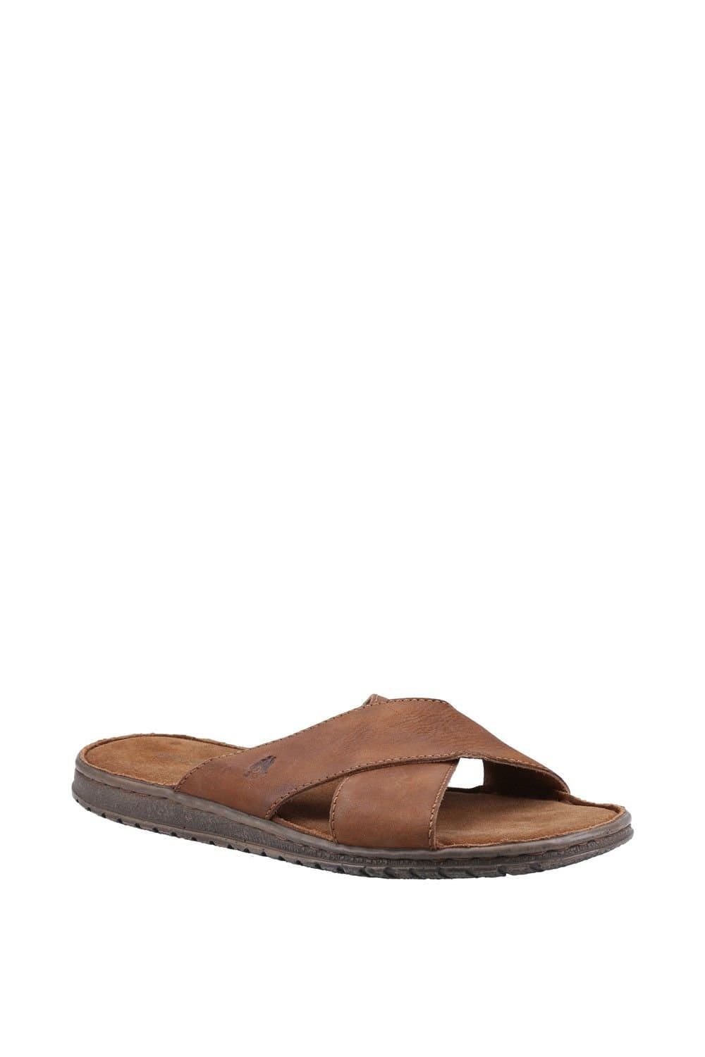 Hush Puppies Hush Puppies Men's Nile Cross Over Sandal in Brown