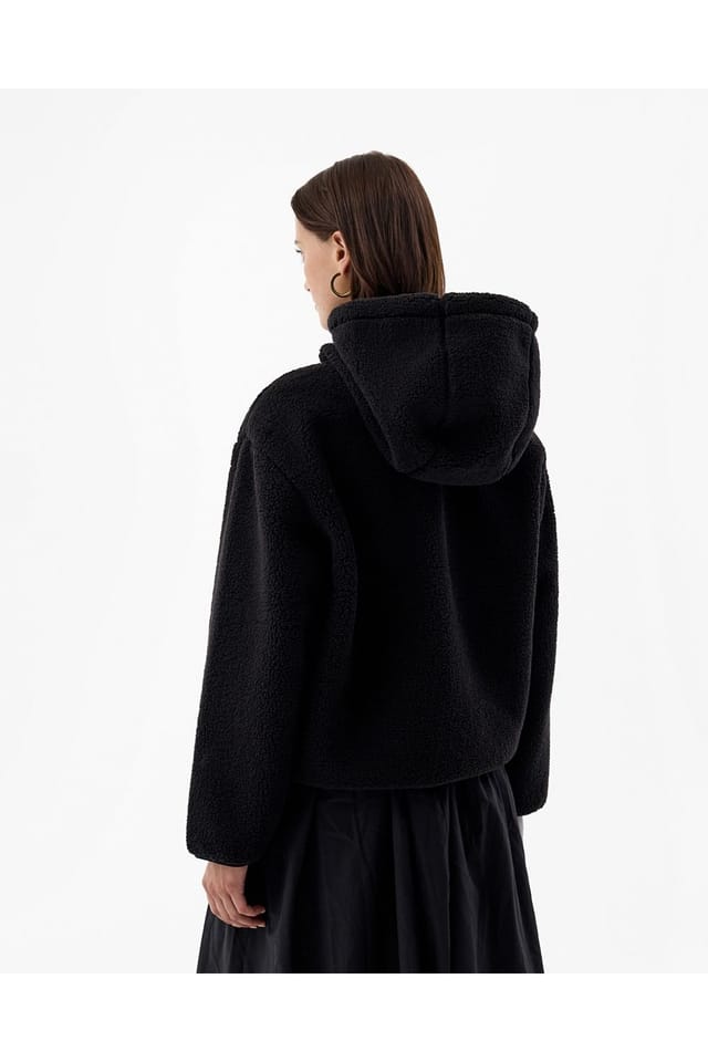 Hunter Hunter Women's Bonelle Borg Fleece Jacket in Black - 2