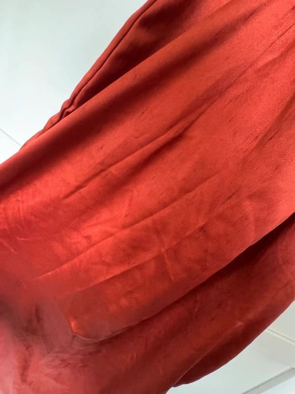 Never Fully Dressed Burnt Orange Midi Dress