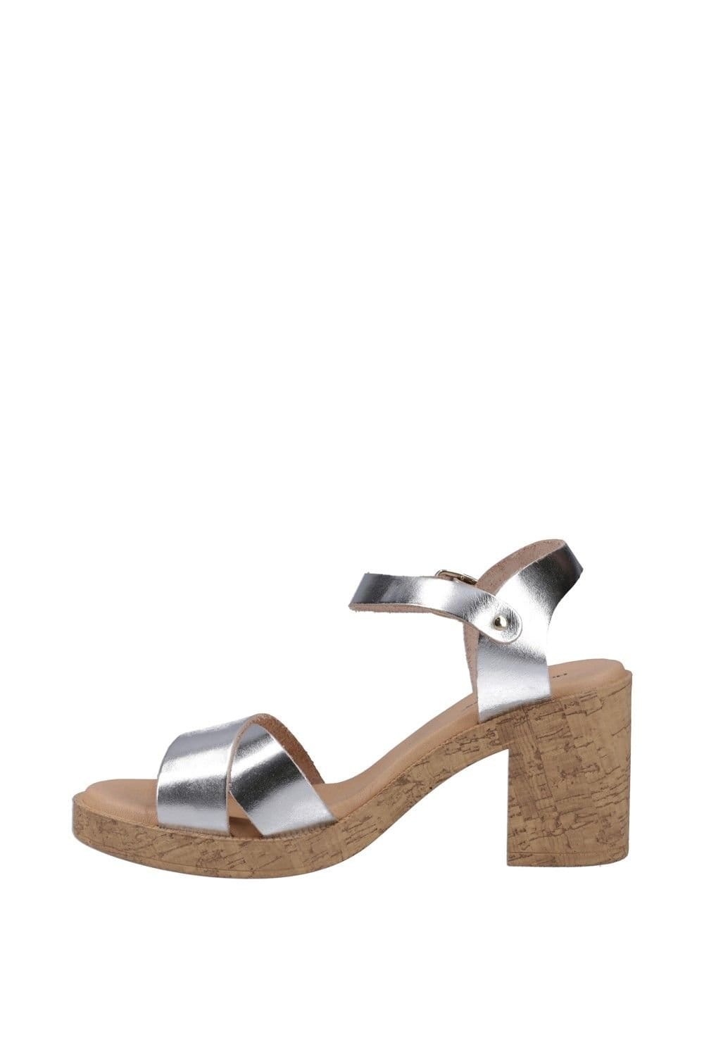 Hush Puppies Hush Puppies Women's Georgia Cork Sandal in Silver - 4