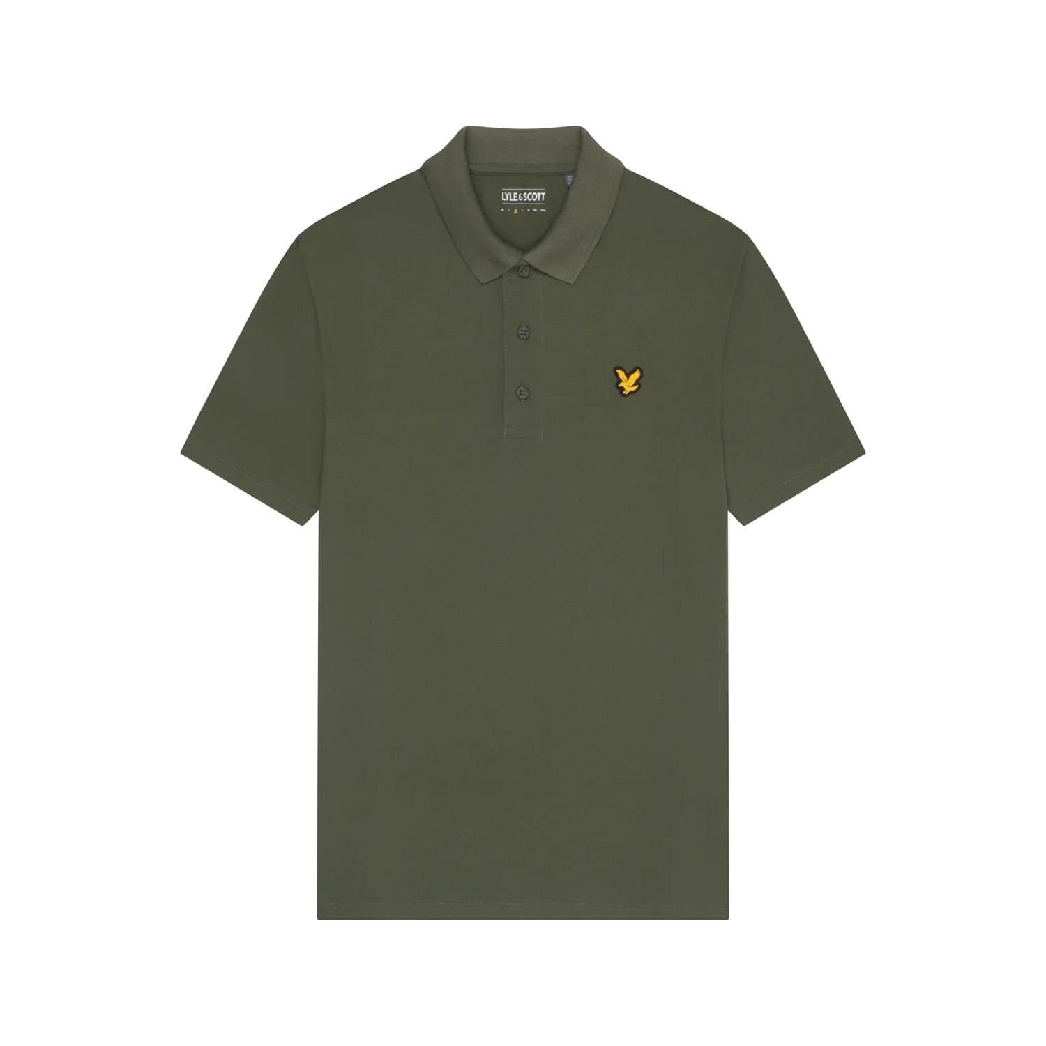 Lyle & Scott Lyle & Scott Men's Short-Sleeved Sports Polo Shirt in Dark Olive