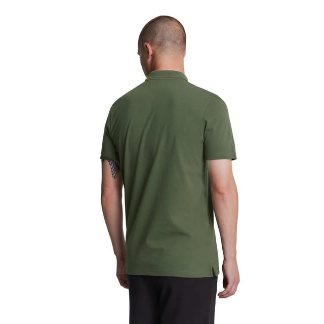 Lyle & Scott Lyle & Scott Men's Short-Sleeved Sports Polo Shirt in Dark Olive - 2