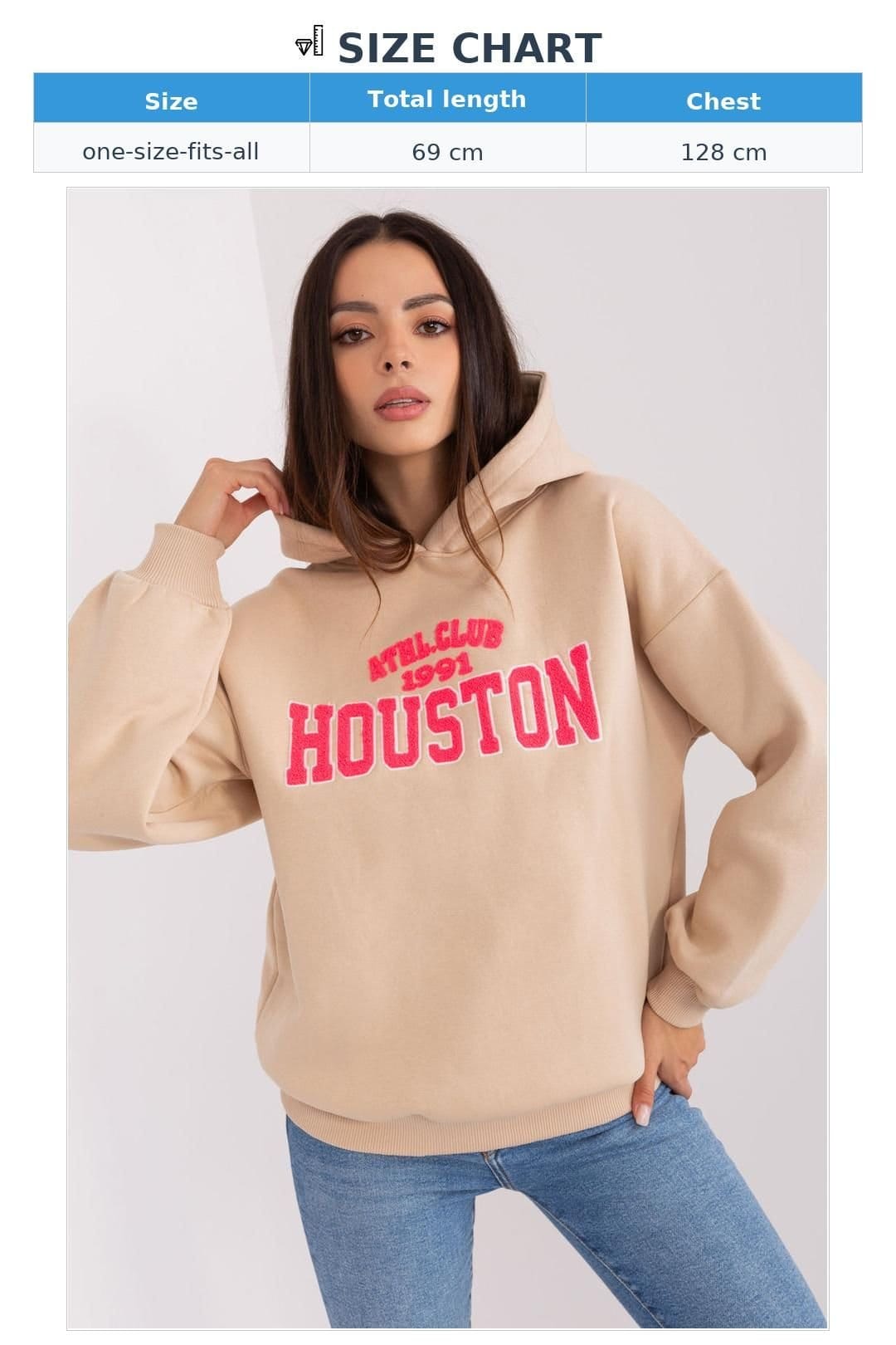 Love Lace Love Lace Women's Pullover Hooded Graphic Sweatshirt in Beige - 4