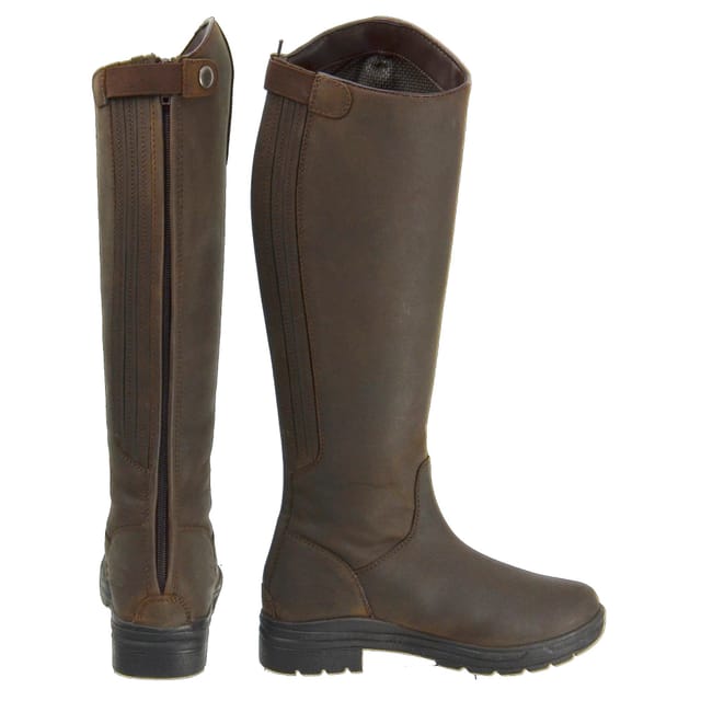 HyLAND HyLAND Women's Waterford Winter Country Riding Boots in Dark Brown - 2