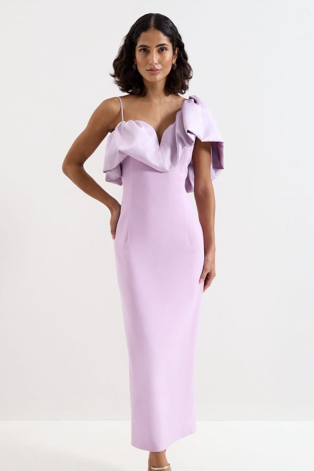 Phase Eight Phase Eight Women's Onessa Midi Dress in Pale Lilac - 3