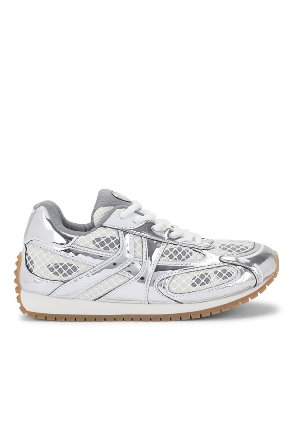 Steve Madden STEVE MADDEN Women's 'Pager Silver' Trainers in Silver