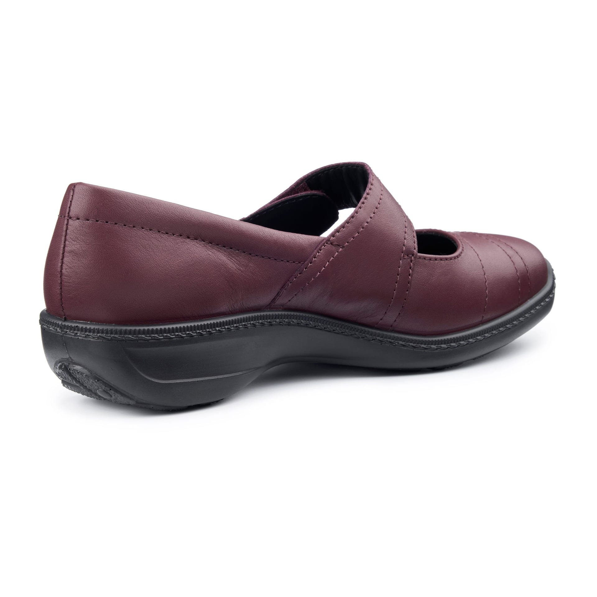 Hotter Hotter Women's Wide Fit 'Charity' Shoes in Maroon - 4