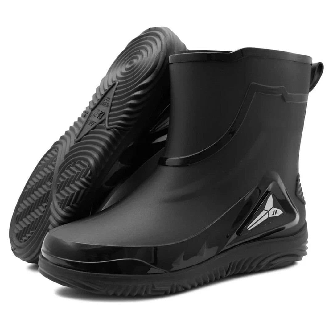SPETLEK SPETLEK Men's Waterproof Wellington Ankle Boots 44 in Black
