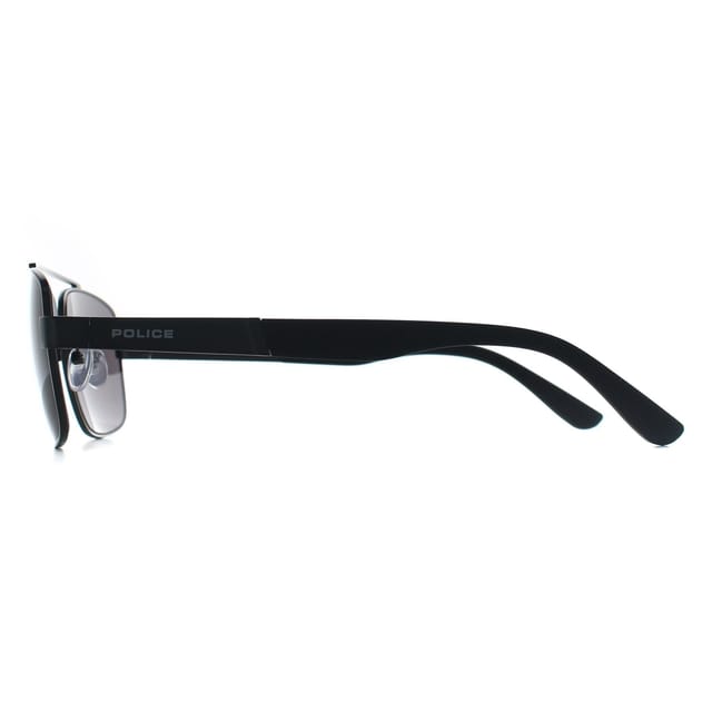 Police Police Men's Rectangle Gunmetal Smoke Grey SPLE87 - 3