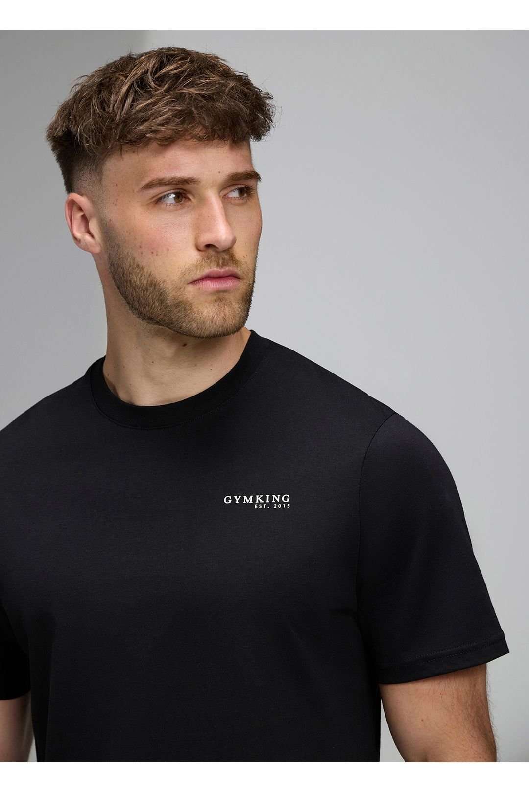 Gym King GYM KING Men's Established V2 Tee Black - 4