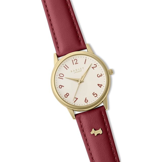 Radley Radley Women's RY21730 Southwark Park 35mm Quartz Watch in Burgundy - 2