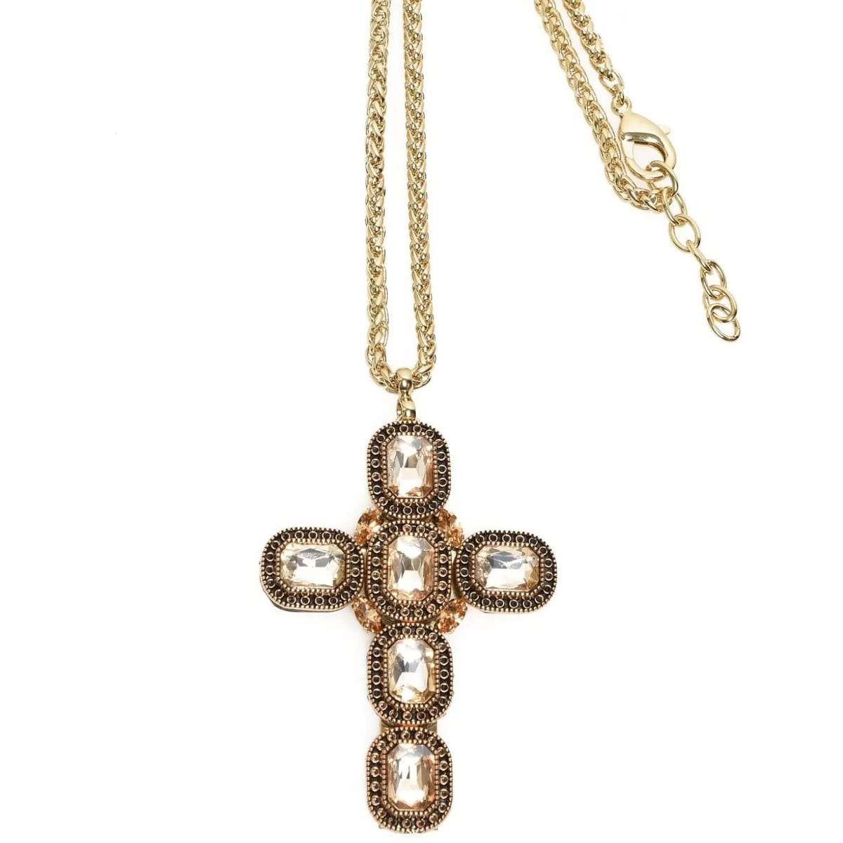 Addicted 2 Addicted 2 Women's Artemide Gold Plated Necklace With Gold Crystals - 1