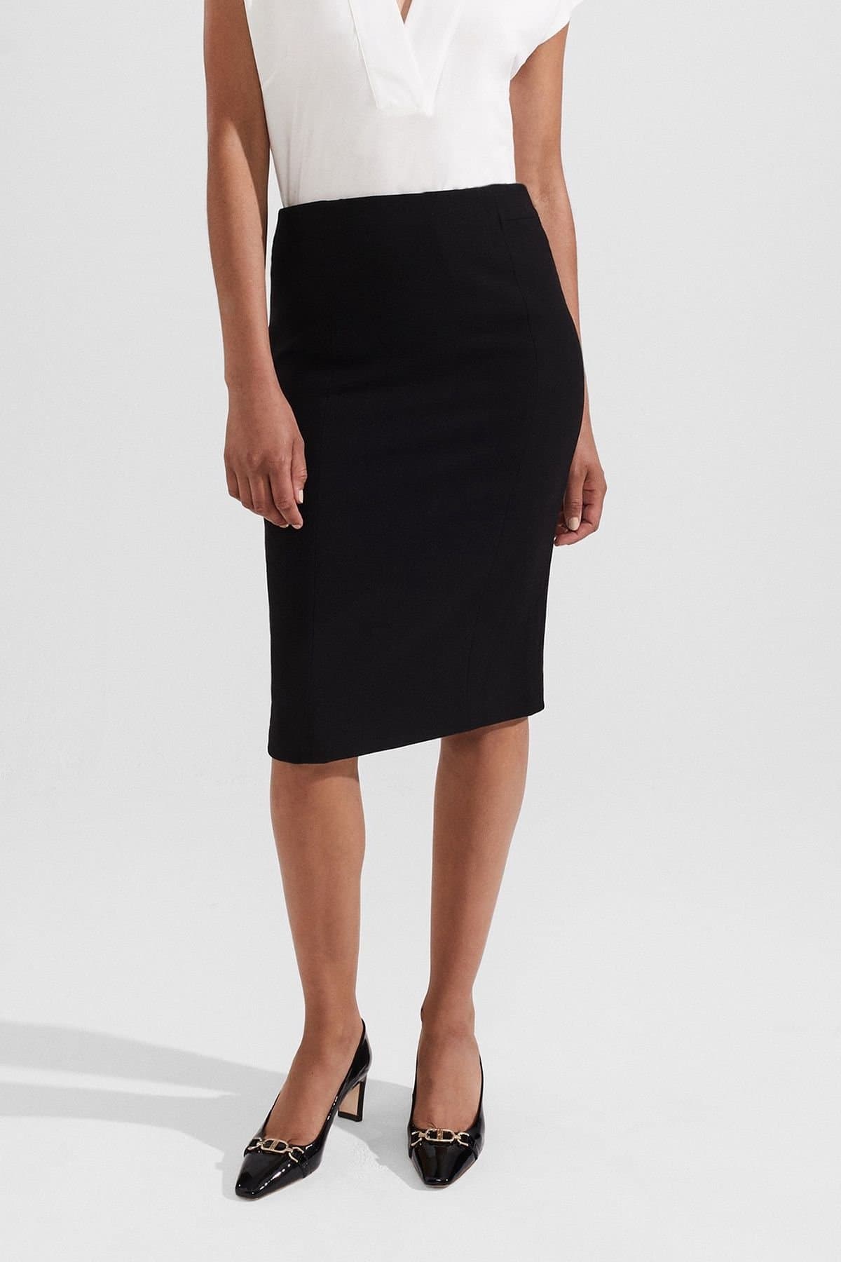 Hobbs London Hobbs London Black Pencil Skirt for Women