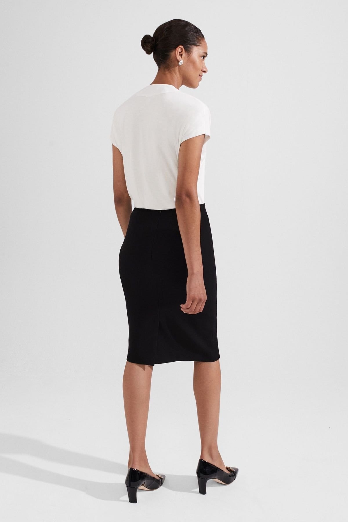 Hobbs London Hobbs London Women's Charley Pencil Skirt in Black - 4