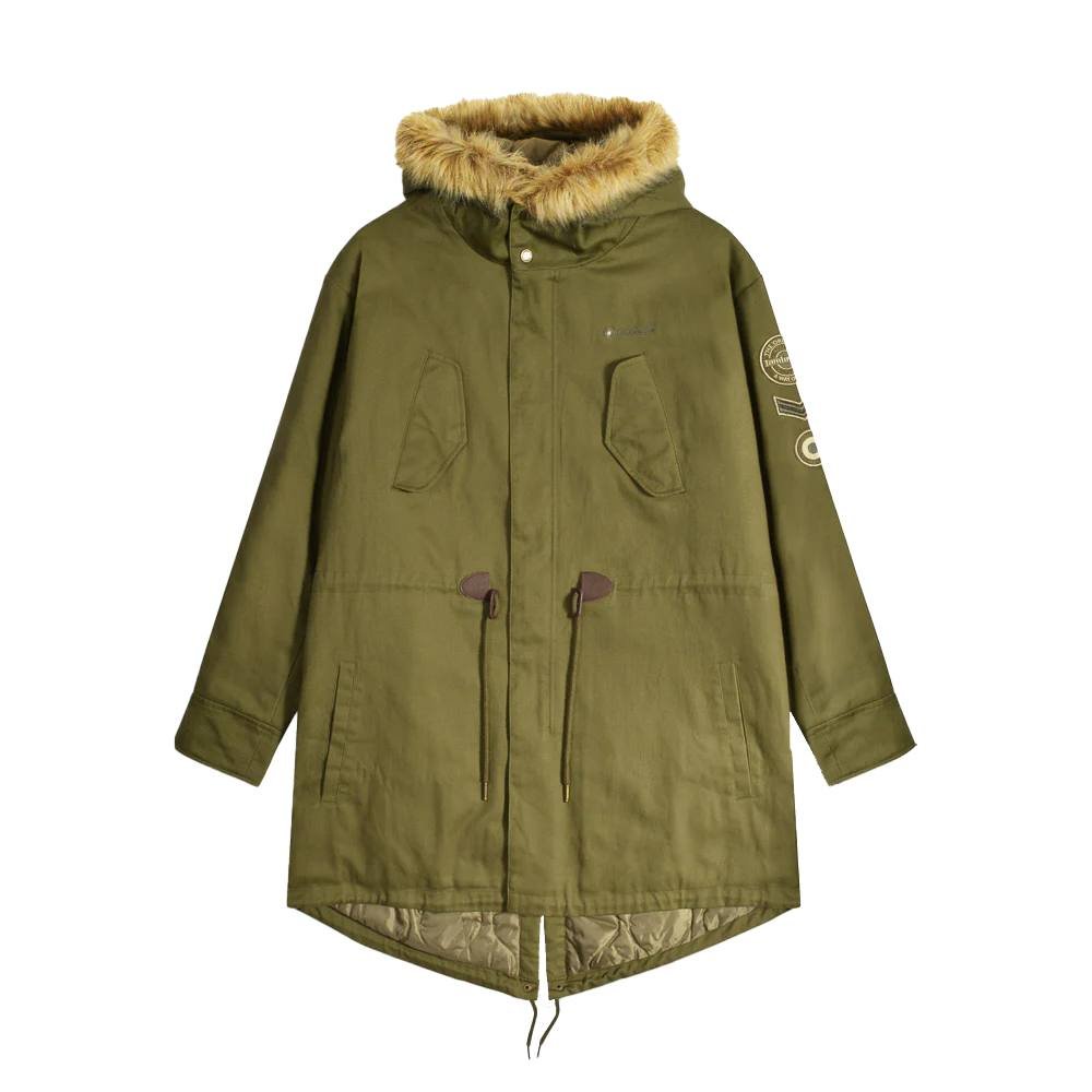 Lambretta Lambretta Men's Cotton Canvas Parka in Green - 2