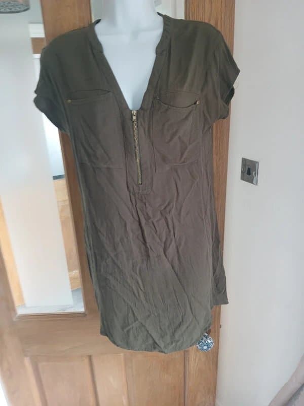 Warehouse Tunic zip up dress