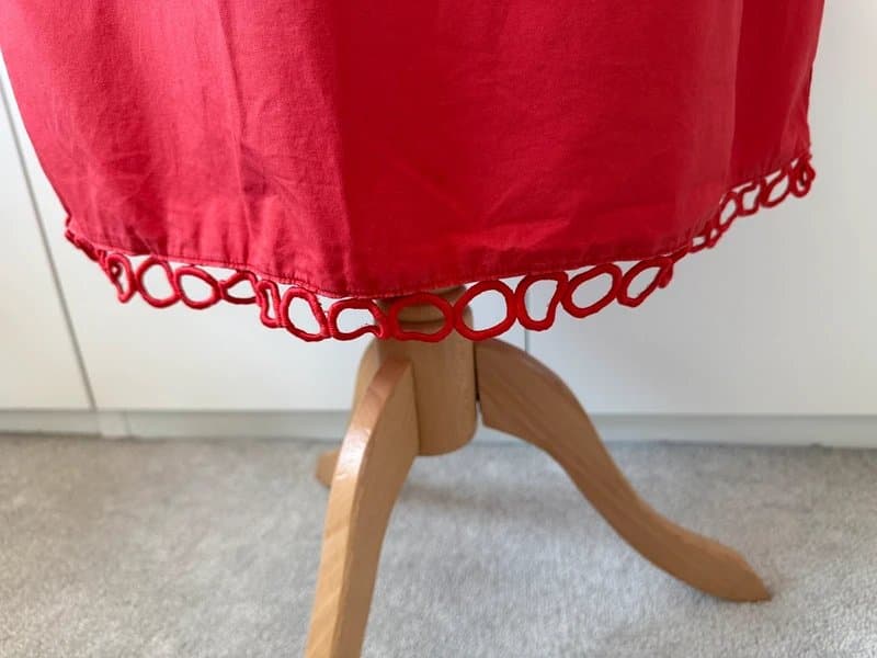 Never Fully Dressed Never Fully Dressed red cotton sundress 12