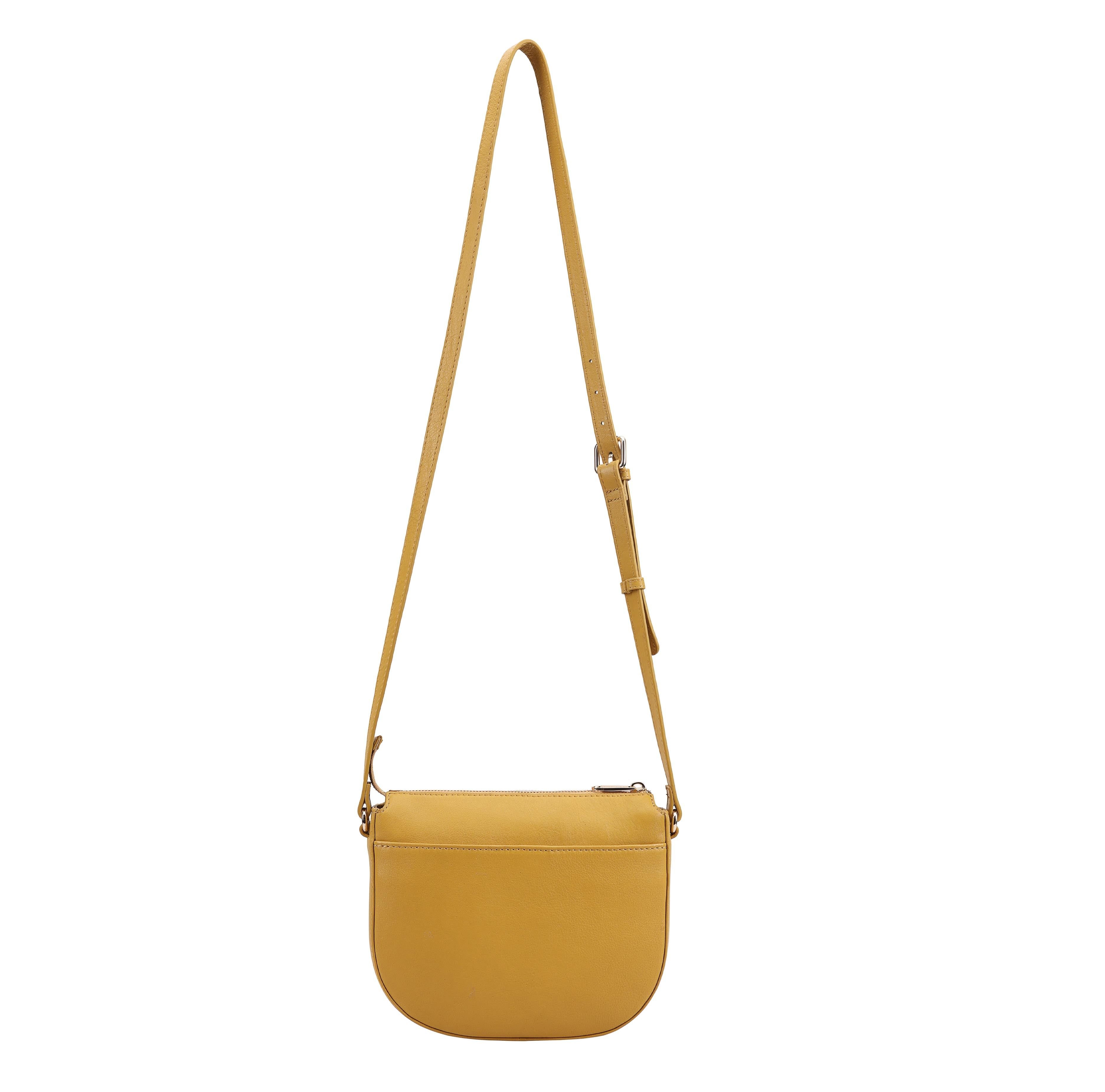 Paul Costelloe Paul Costelloe Women's Hazara Cross Body Bag in Yellow - 4