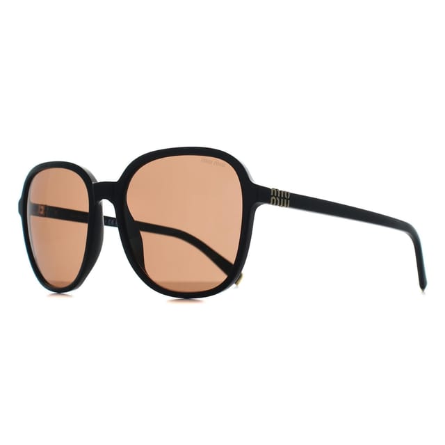 Miu Miu Miu Miu Women's Square Black Brown MUB01S - 2