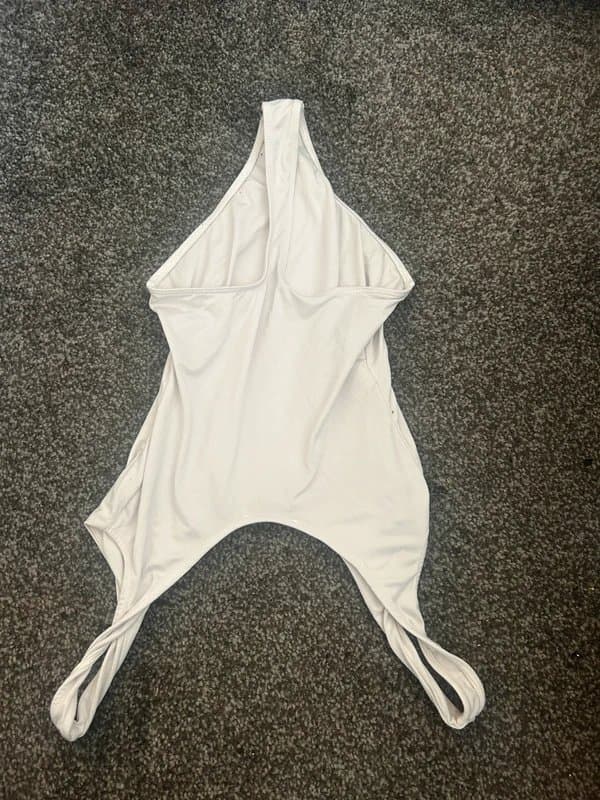 Bershka Bershka White Bodysuit