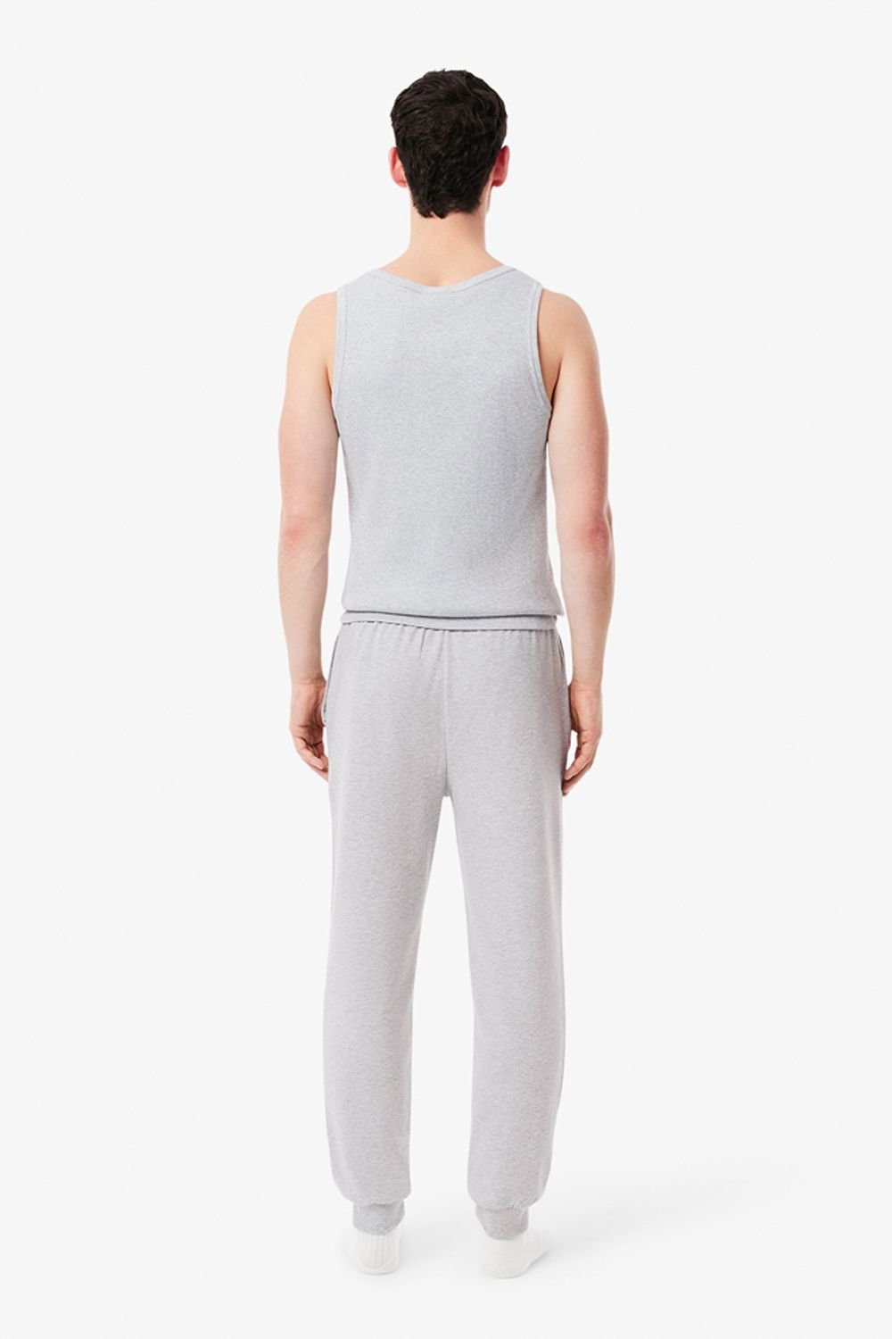 Lacoste Lacoste Men's Cuffed Pyjama Bottoms Grey - 3