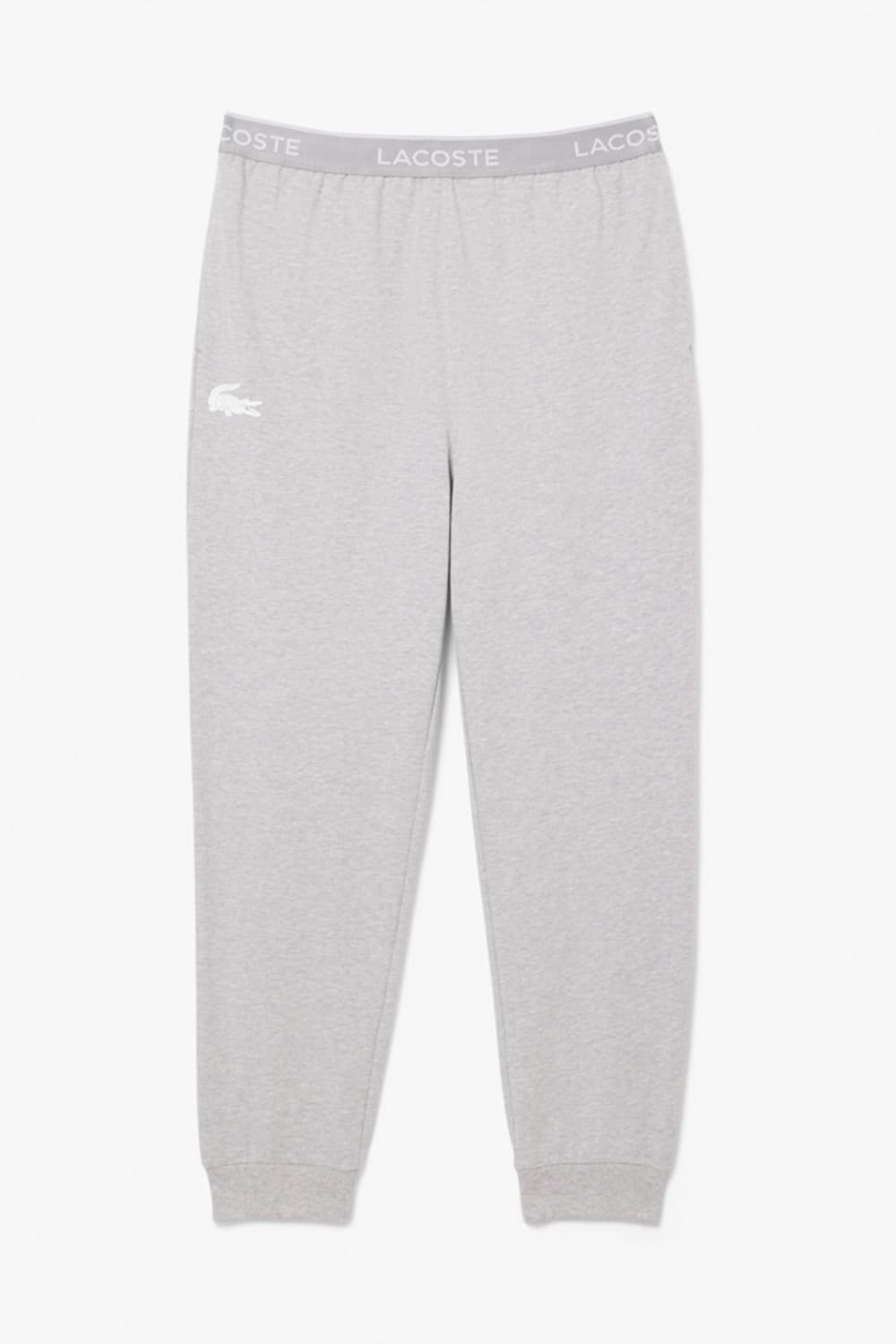 Lacoste Lacoste Men's Cuffed Pyjama Bottoms Grey - 4