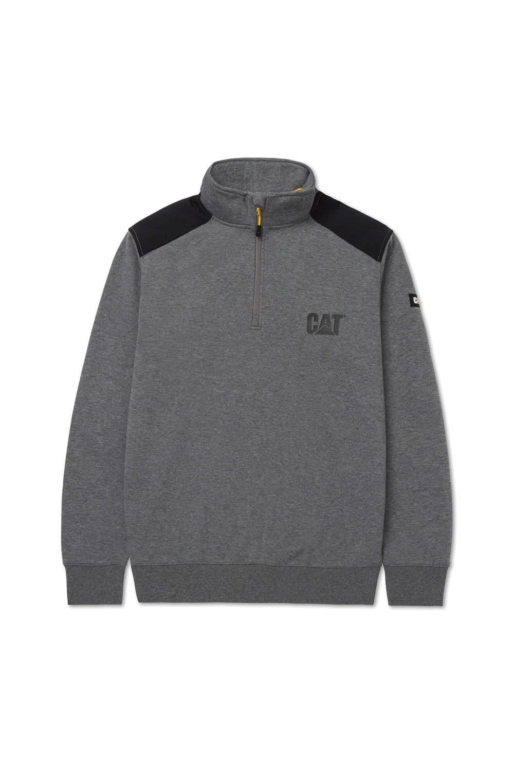 Caterpillar Caterpillar Men's Essential 1/4 Zip Sweatshirt in Grey