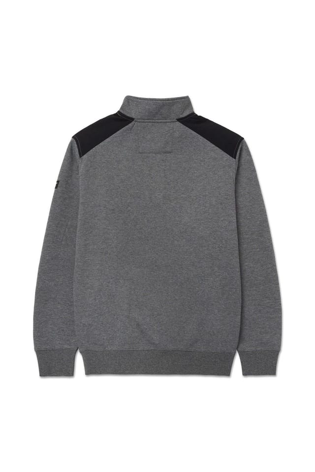 Caterpillar Caterpillar Men's Essential 1/4 Zip Sweatshirt in Grey - 2