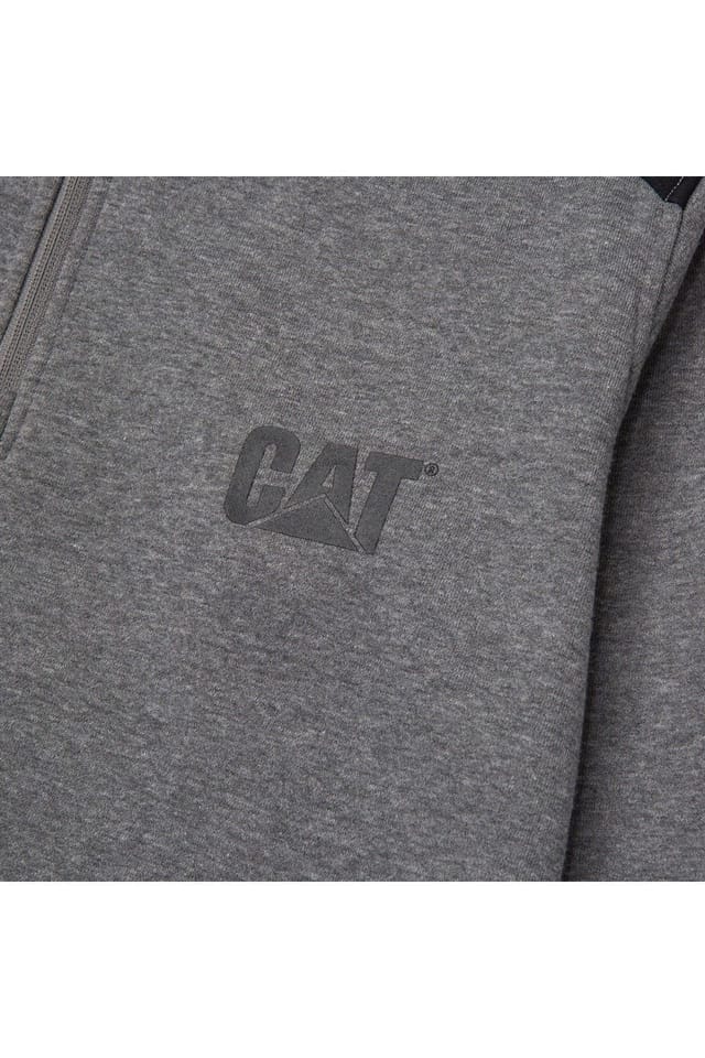 Caterpillar Caterpillar Men's Essential 1/4 Zip Sweatshirt in Grey - 3