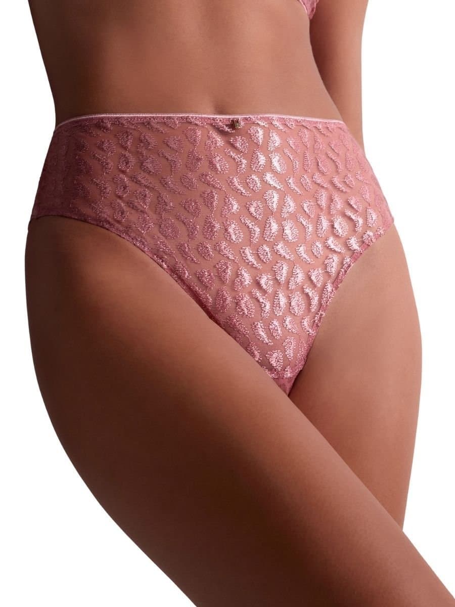 Aubade Aubade Women's Crazy In Love High Waist Brief in Pink