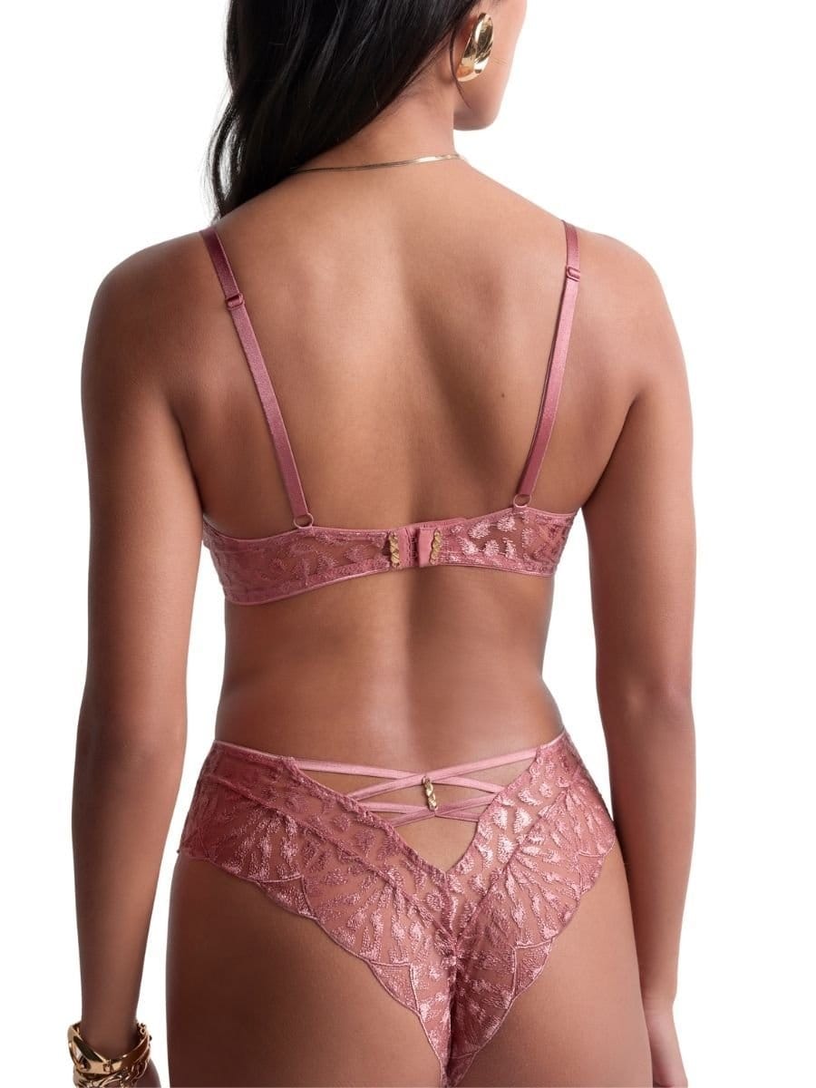 Aubade Aubade Women's Crazy In Love High Waist Brief in Pink - 4