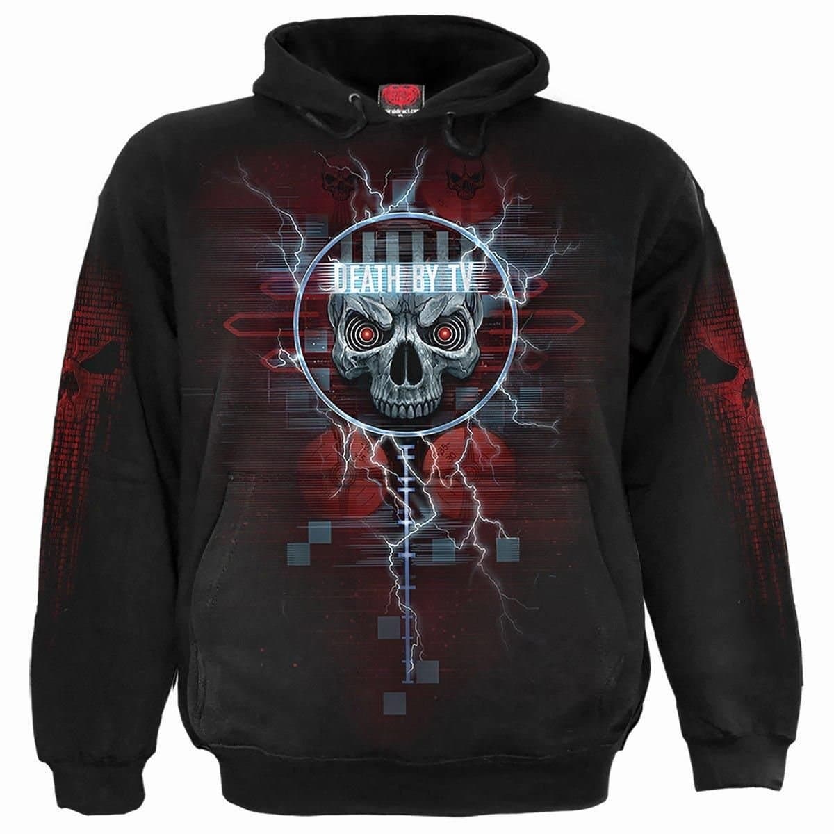Spiral Spiral Men's DEATH BY TV - Hoody Black