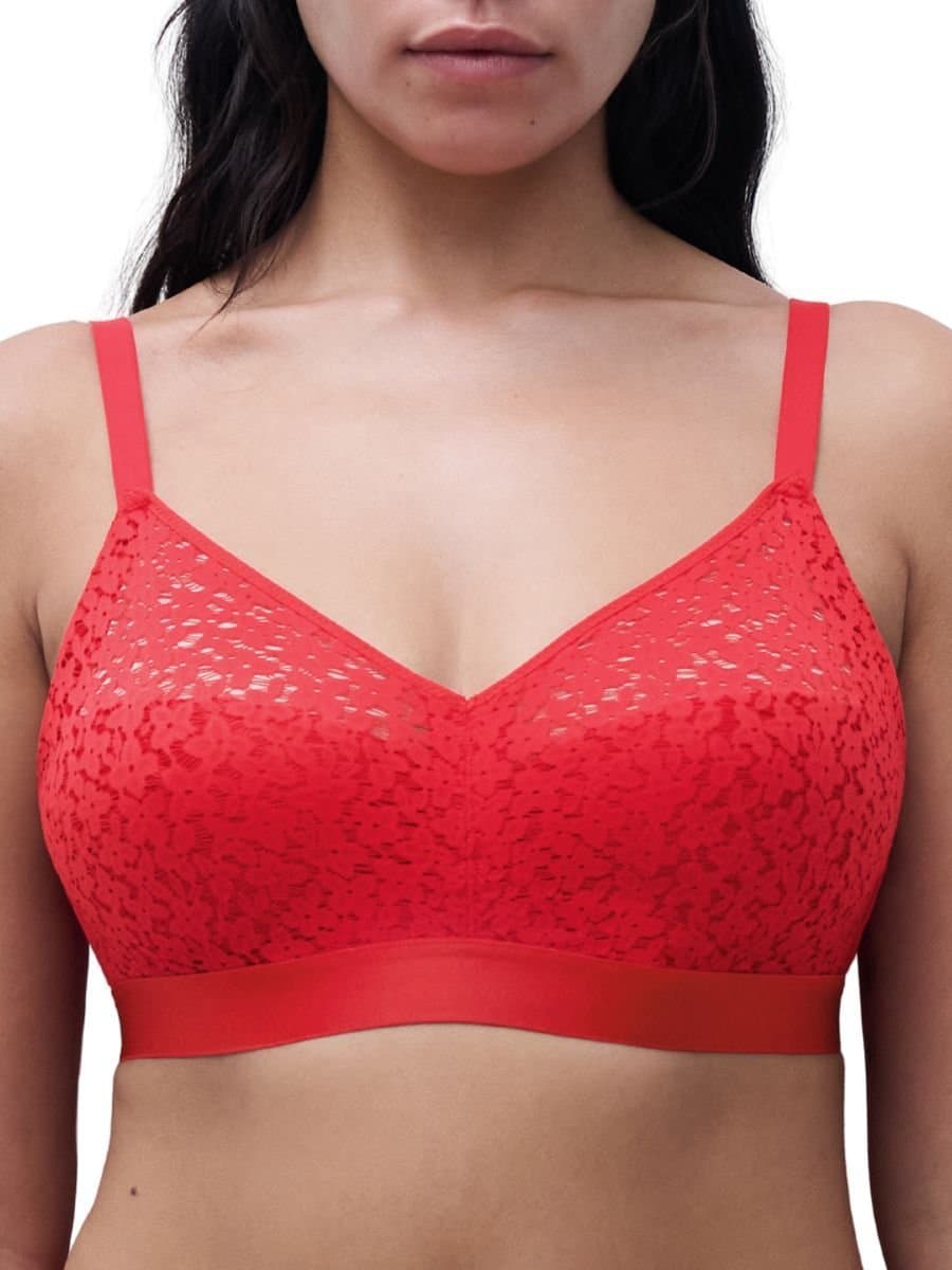 Chantelle Chantelle Women's Easy Feel Norah Wirefree Support Bra in Red