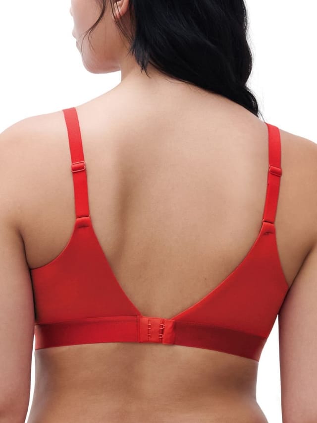 Chantelle Chantelle Women's Easy Feel Norah Wirefree Support Bra in Red - 2