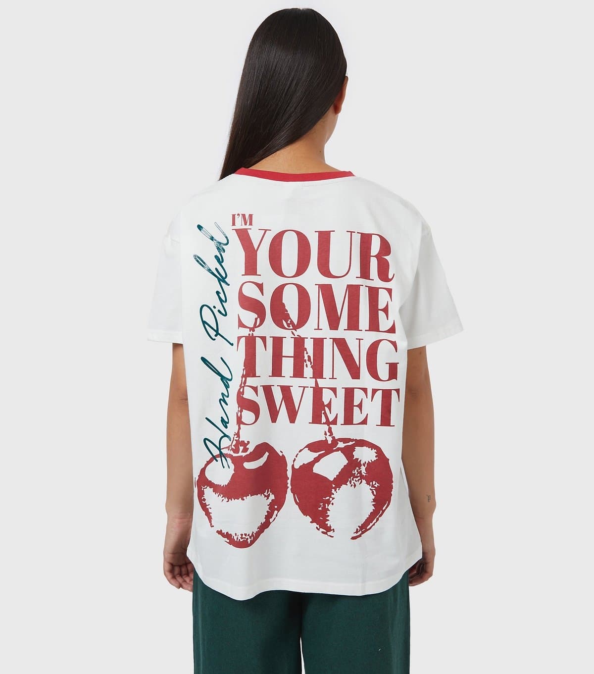 Skinnydip Women's White Im Your Something Sweet Logo T-Shirt Skinnydip New Look