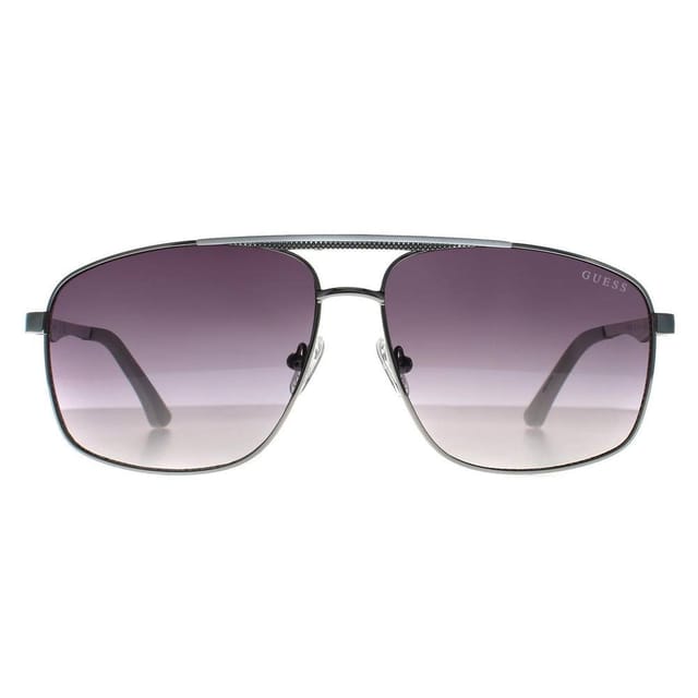Guess Guess Men's Aviator Shiny Light Nickeltin Grey Gradient GO00063 - 2