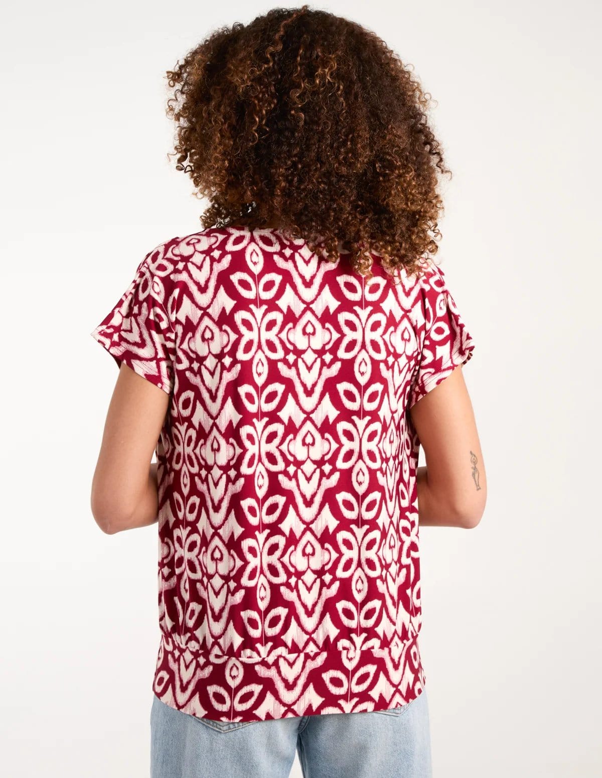 Blue Vanilla Cowl Neck Deep Hem Top - 4