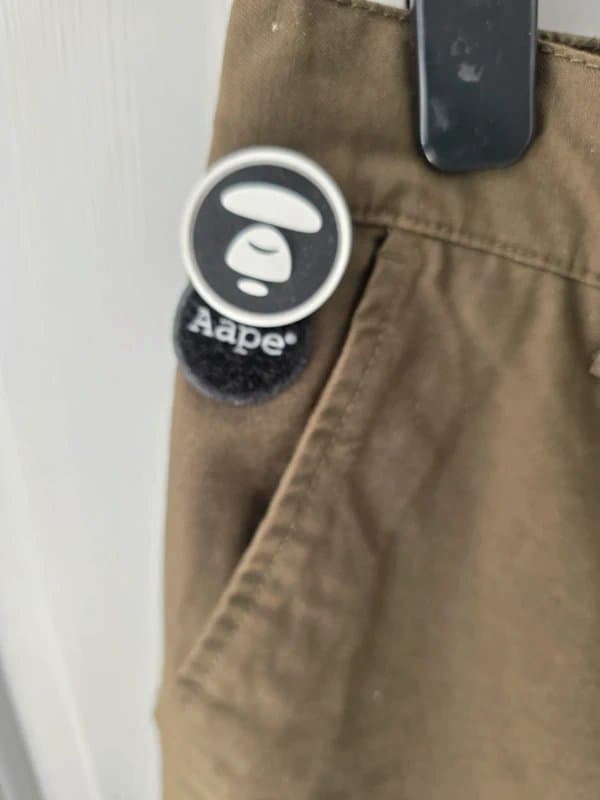 A Bathing Ape (BAPE) Bape Khaki relaxed pants