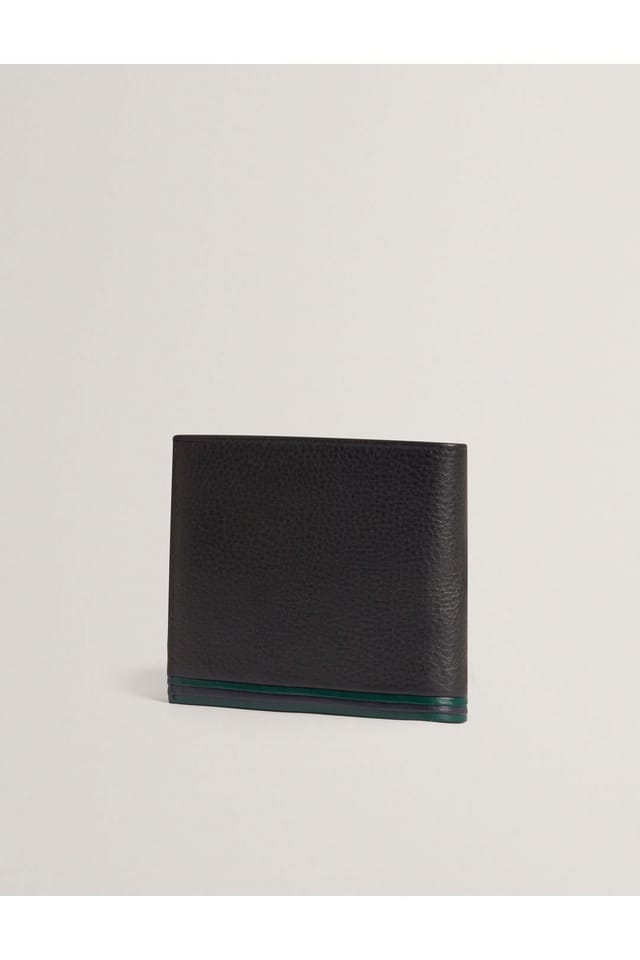 Ted Baker Ted Baker Men's Grantt Stripe Leather Wallet Black - 2