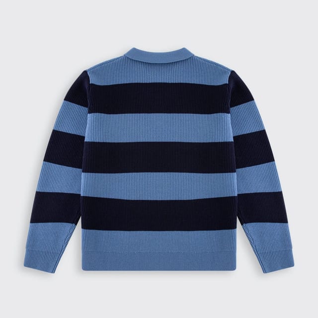 Walker & Hunt Walker & Hunt Men's Lando Knit in Blue - 2