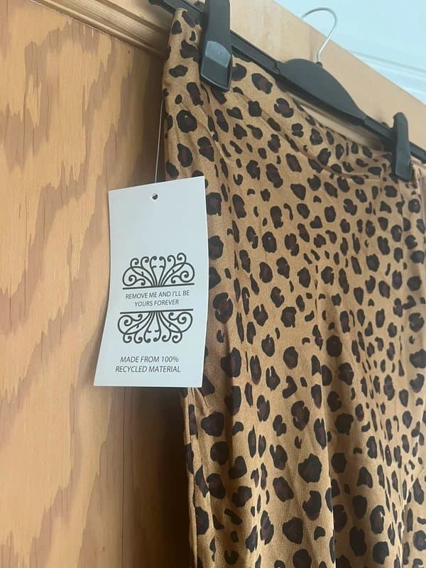Never Fully Dressed Never fully dressed satin leopard print skirt